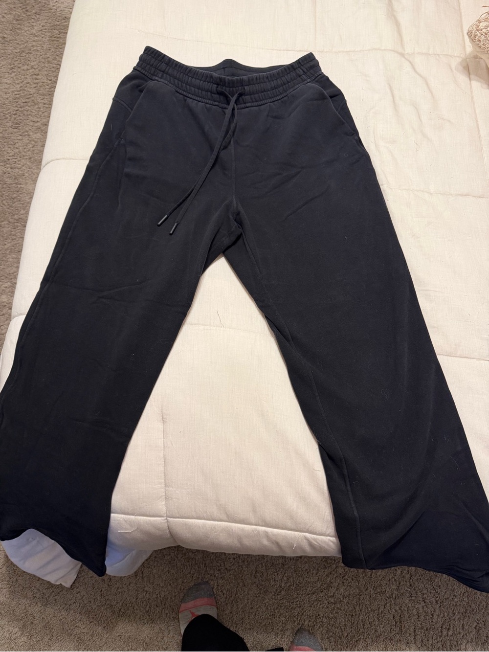 lululemon athletica Black Straight-Leg Pull-On Pants